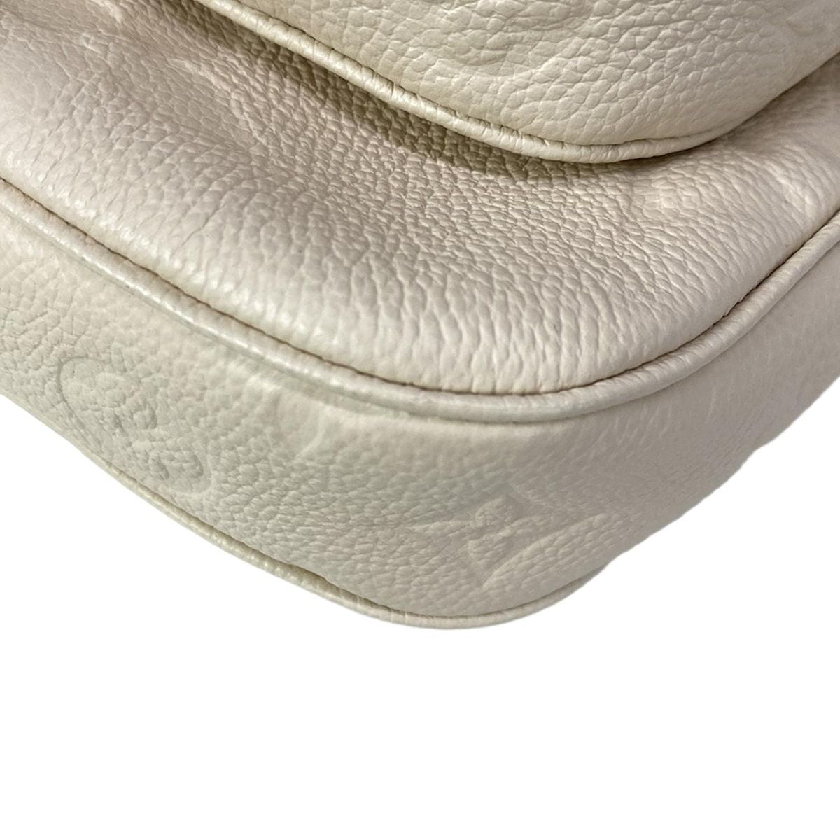 Louis Vuitton Shoulder Bag Monogram Empreinte Multi Pochette Cream Leather — view 7