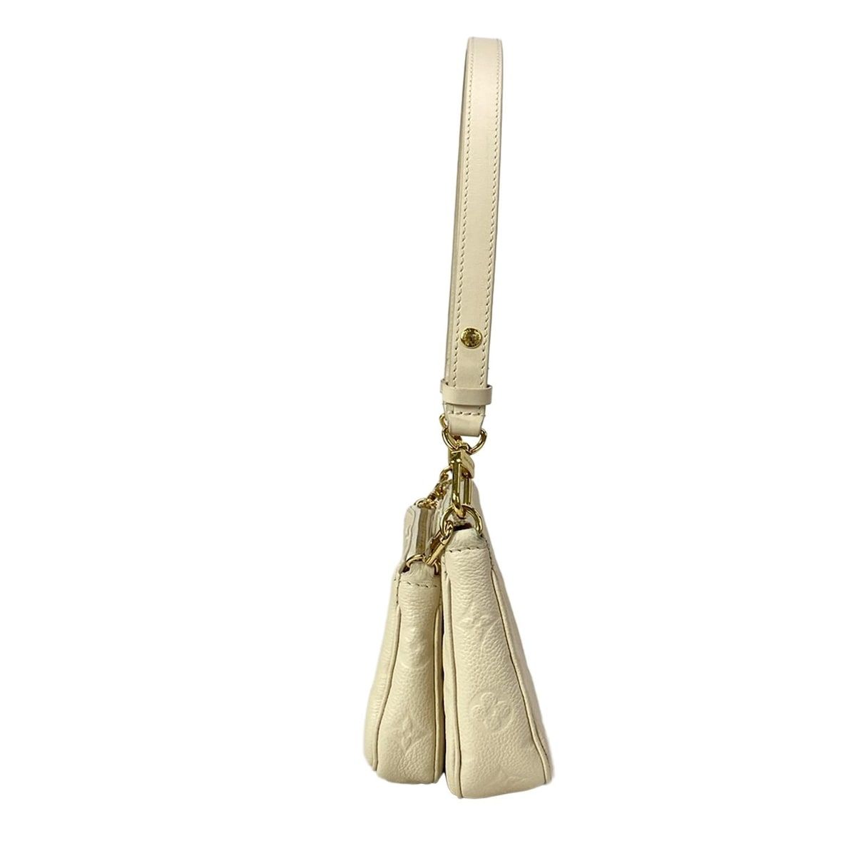 Louis Vuitton Shoulder Bag Monogram Empreinte Multi Pochette Cream Leather — view 4