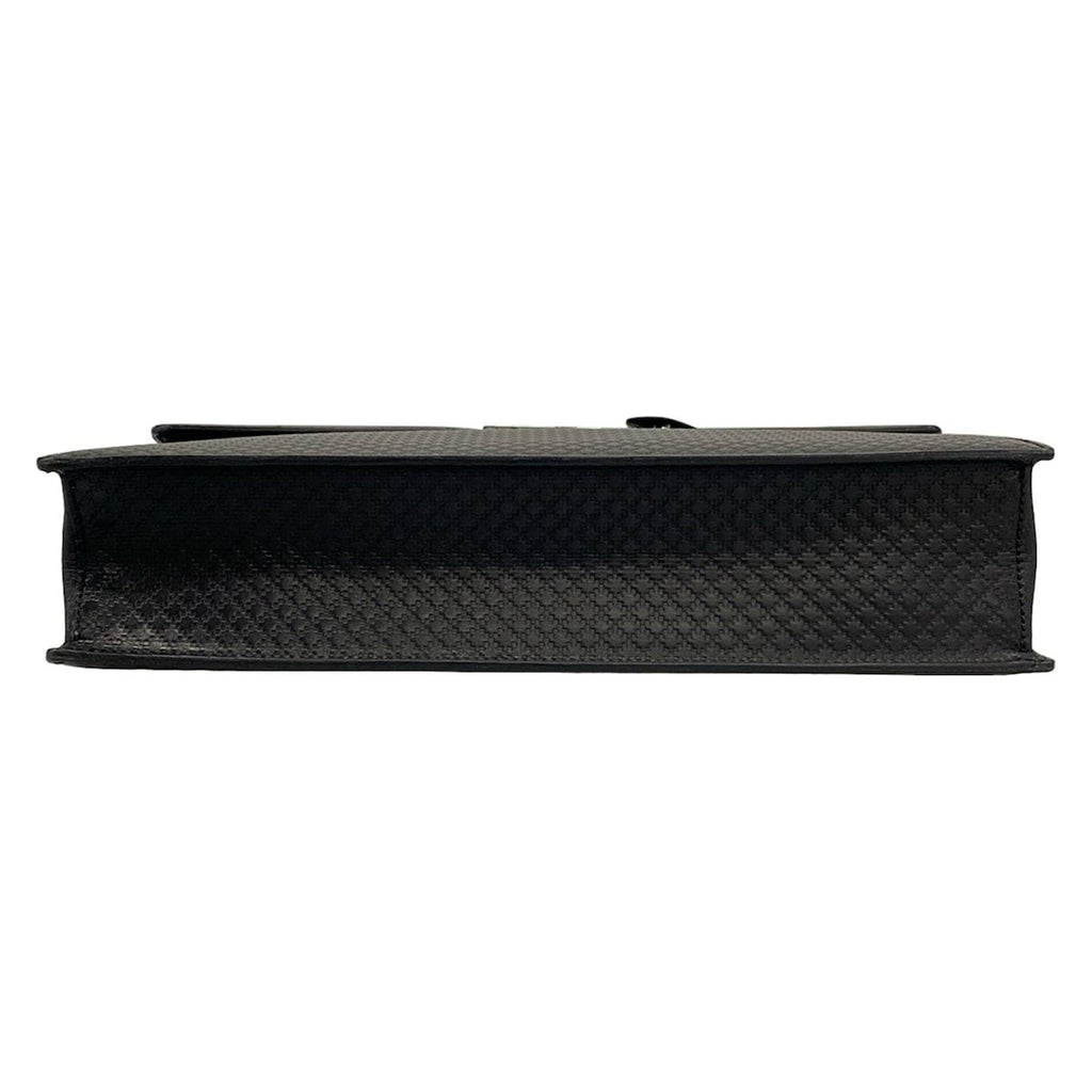 Gucci Business Bag Diamante Black Leather — view 5