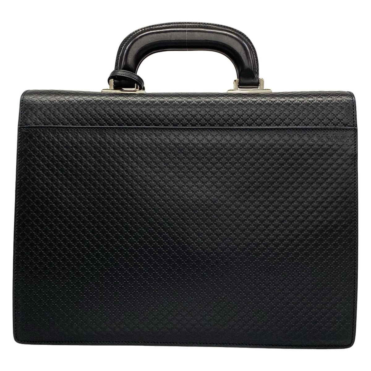 Gucci Business Bag Diamante Black Leather — view 3