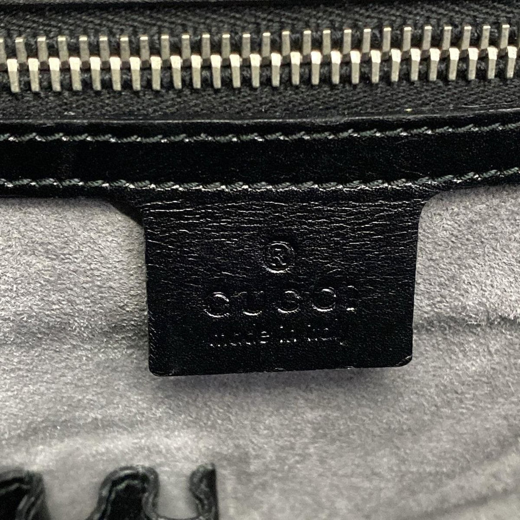 Gucci Business Bag Diamante Black Leather — view 9