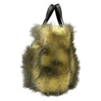 Prada Tote Ivory Black Leather Faux — view 4
