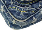 Louis Vuitton Waist Pouch Monogram Denim Bum Bag Blue — view 6