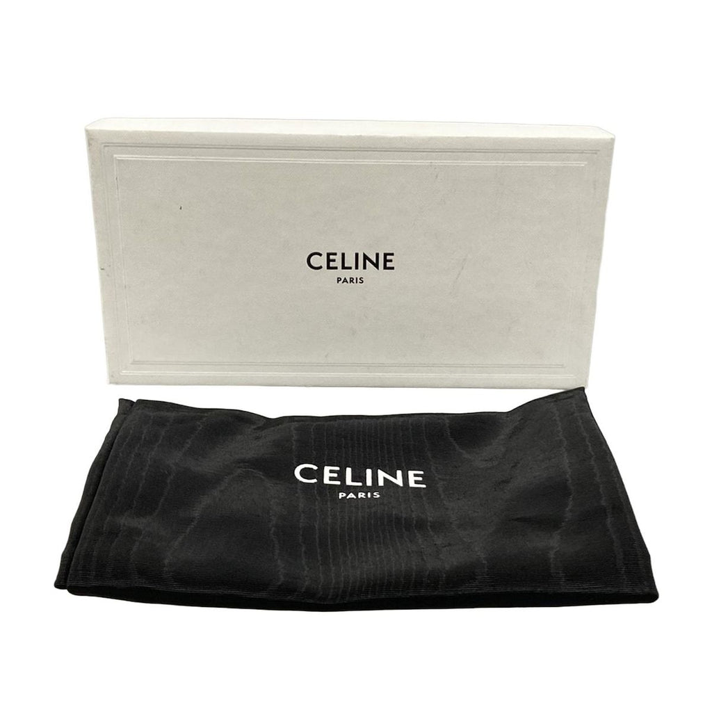 Celine Shoulder Bag Triomphe Canvas Black White Strap Detachable — view 8