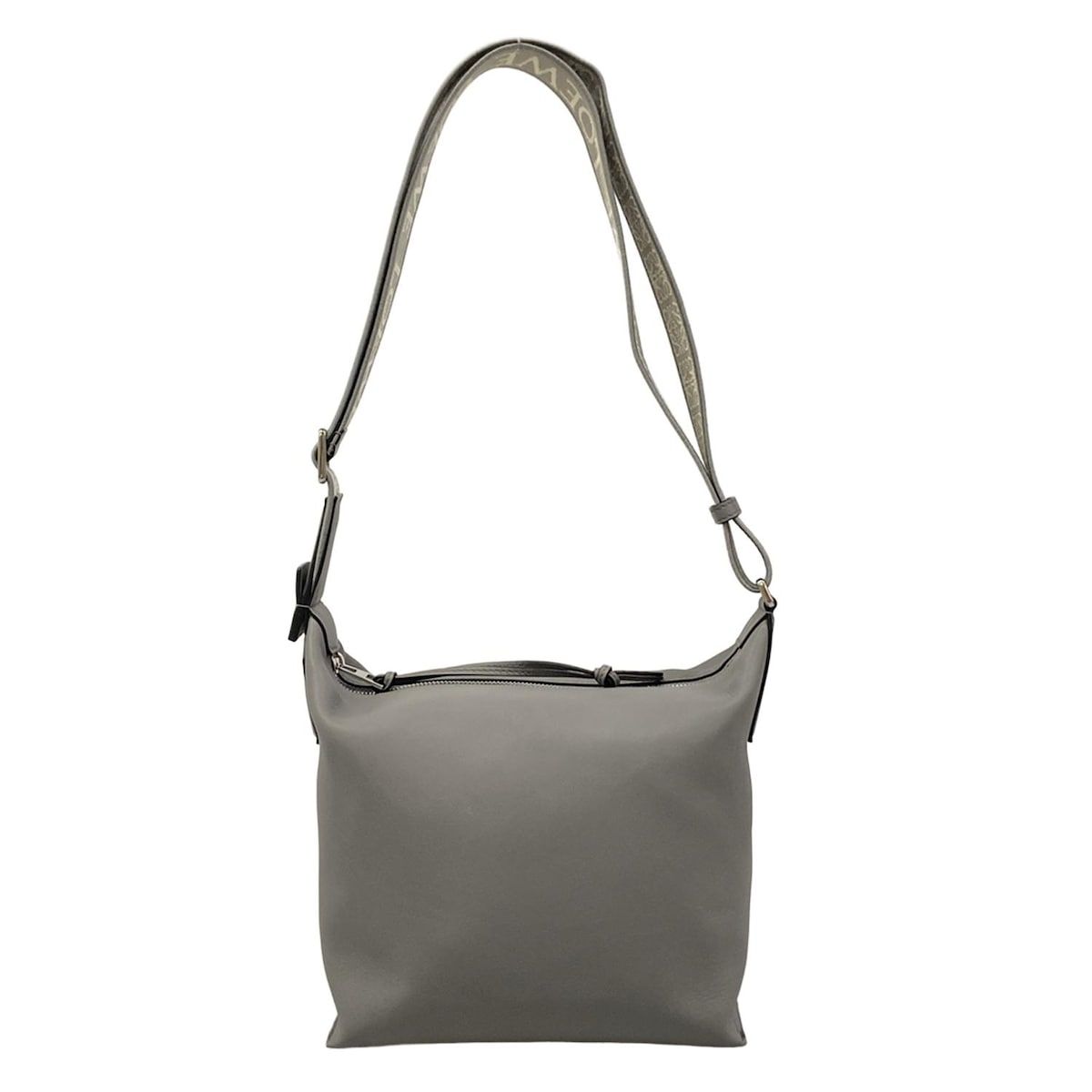 Loewe Shoulder Bag Cubby Cross Small Gray