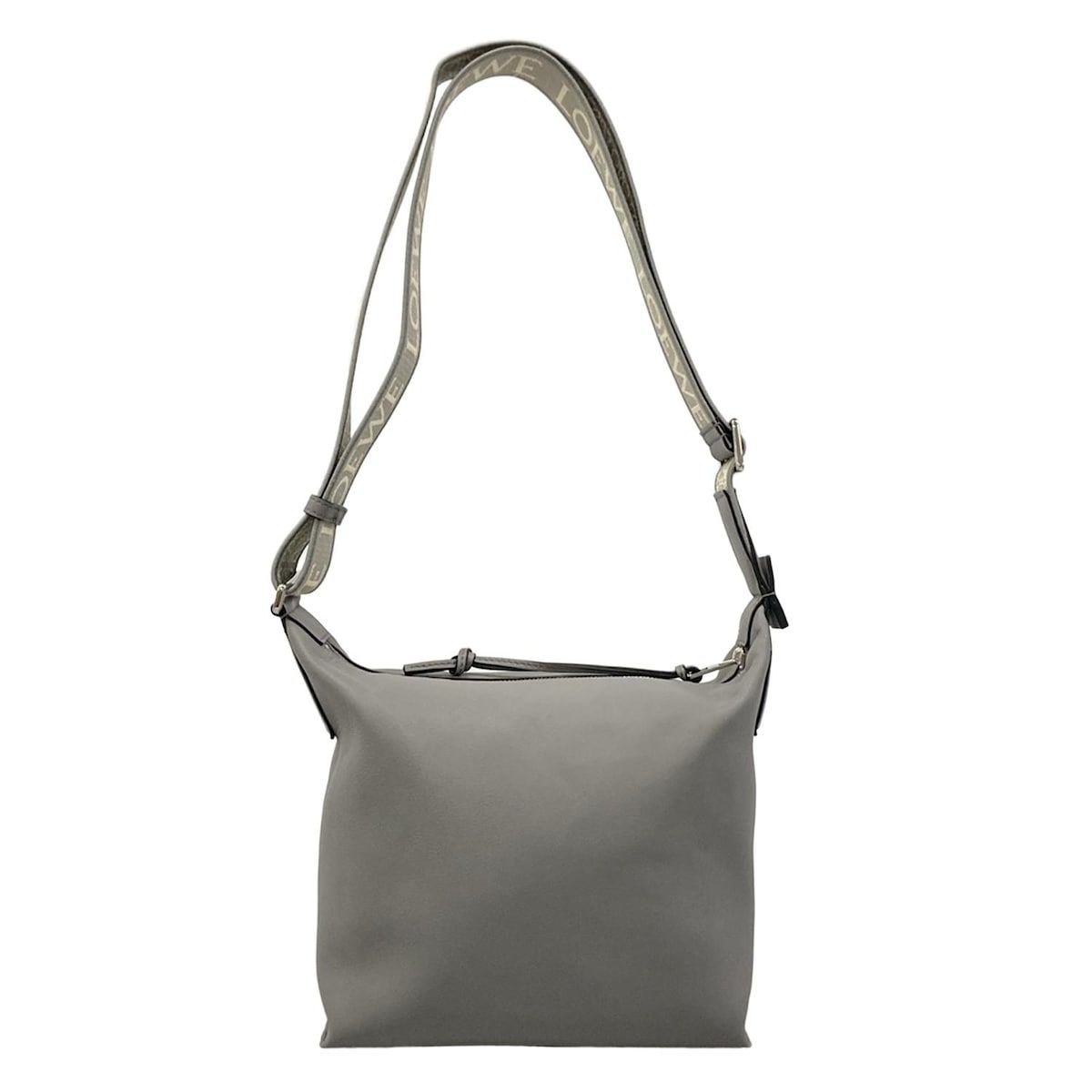 Loewe Shoulder Bag Cubby Cross Small Gray — view 3