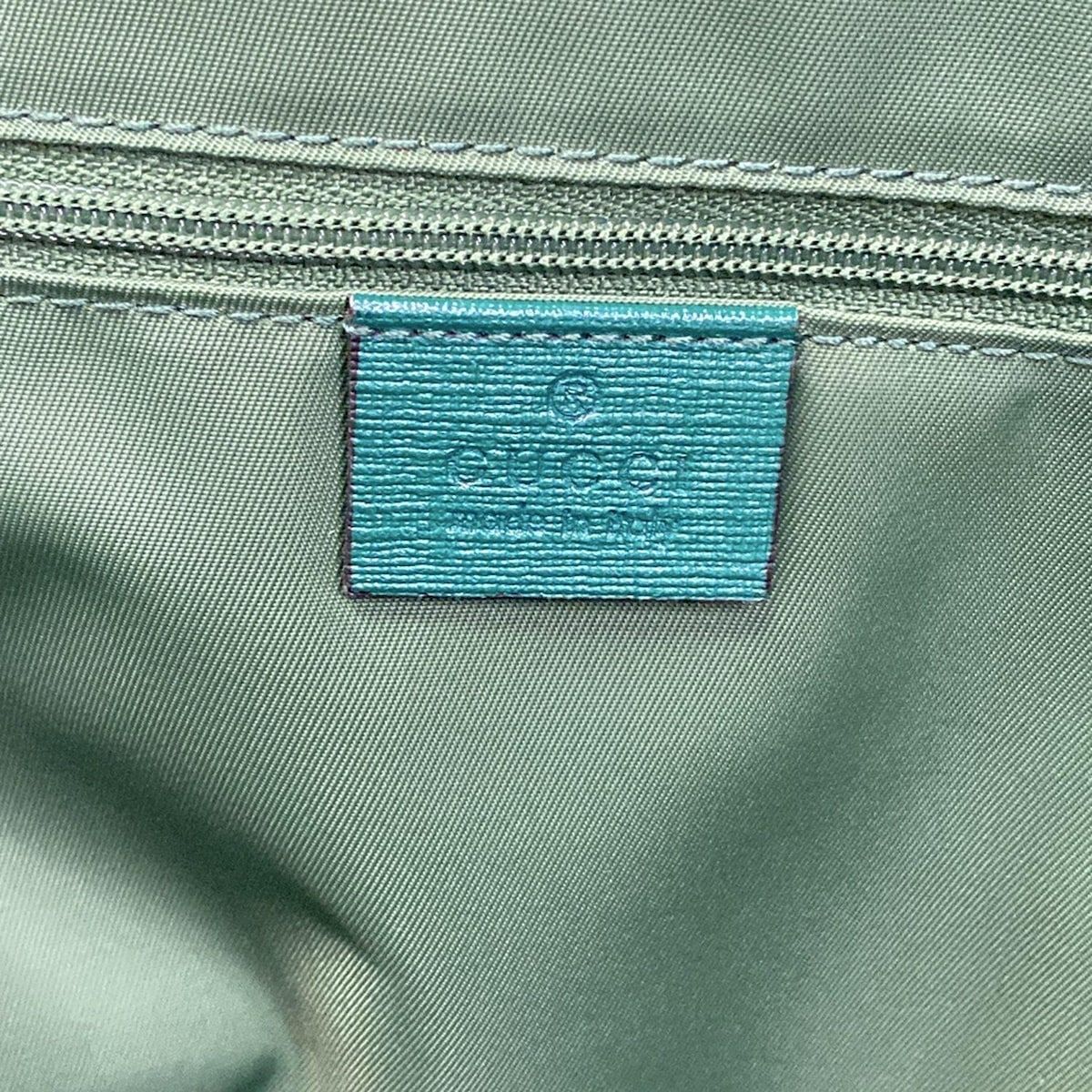 Gucci Backpack Children's GG Supreme Beige Green Multi Beetle Print — view 8