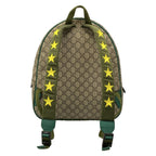 Gucci Backpack Children's GG Supreme Beige Green Multi Beetle Print — view 3