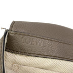 Loewe Waist Pouch Military Messenger Bag Dark Brown Leather — view 9