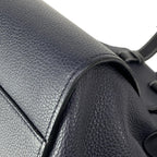 Loewe Handbag Hammock Drawstring Bag Small Navy Leather — view 6