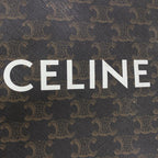 Celine Tote Mini Vertical Cover Black Dark Brown Leather — view 9