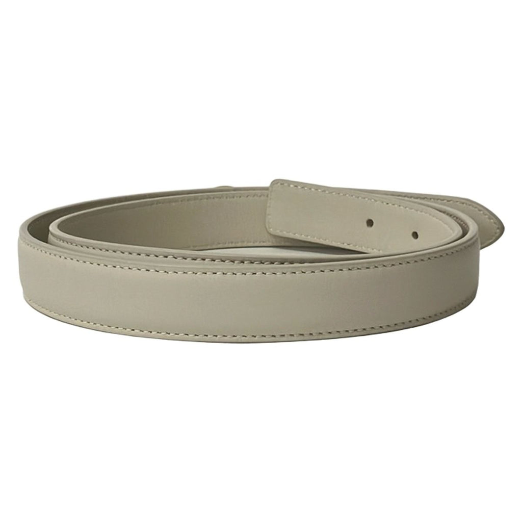 Saint Laurent Paris Belt Maillon White Gold Leather — view 2