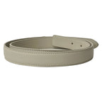 Saint Laurent Paris Belt Maillon White Gold Leather — view 2