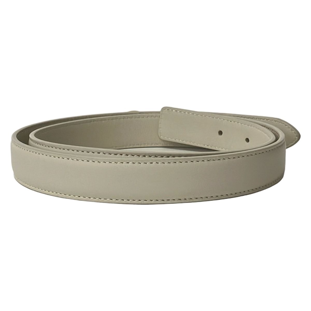 Saint Laurent Paris Belt Maillon White Gold Leather — view 2