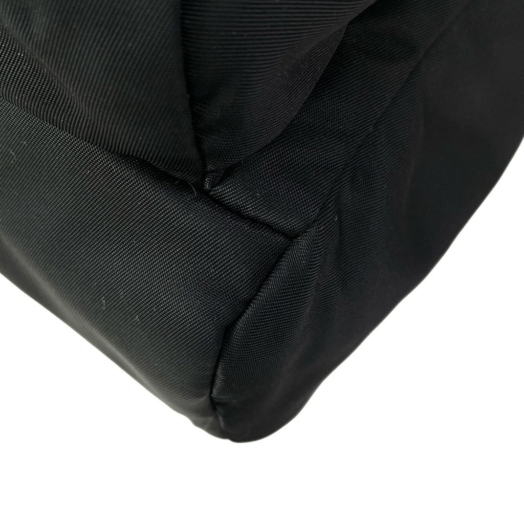 Prada Shoulder Bag Black Navy Multi My Character Initial Attached Leather — view 6