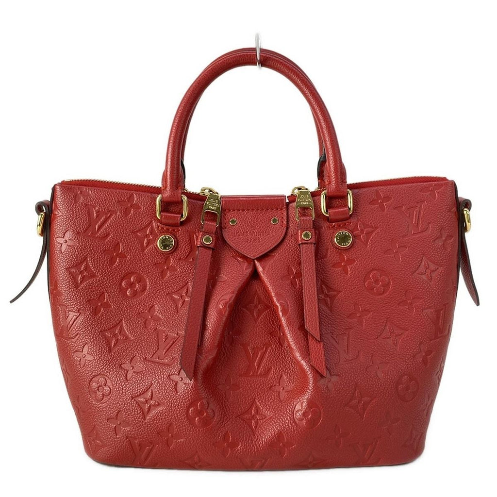 Louis Vuitton Handbag Monogram Empreinte Mazarine PM Cerise Leather