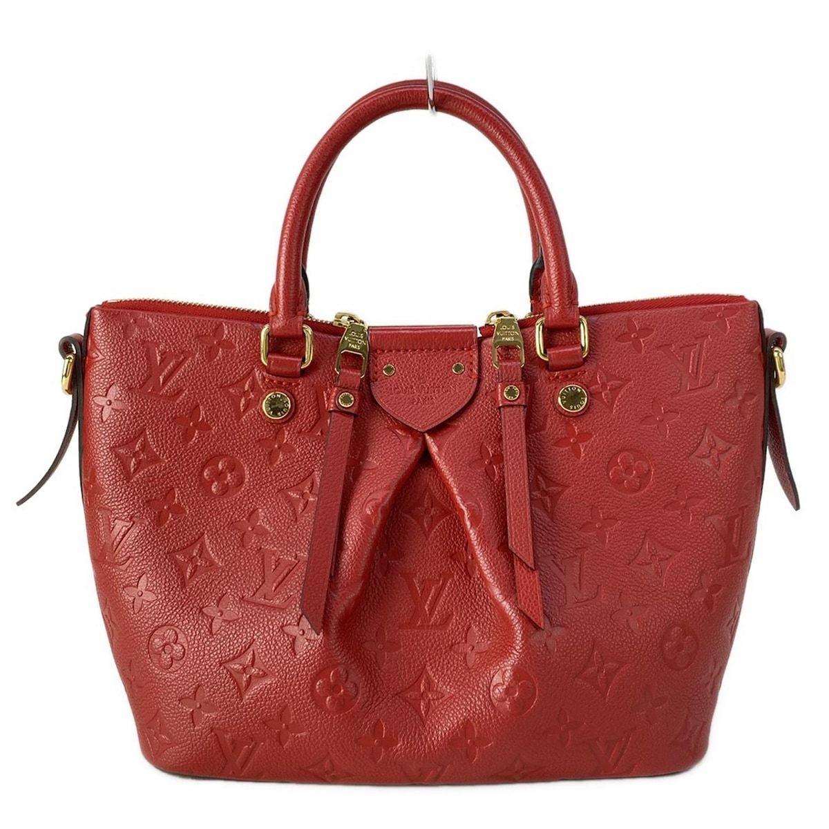 Louis Vuitton Handbag Monogram Empreinte Mazarine PM Cerise Leather
