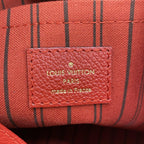 Louis Vuitton Handbag Monogram Empreinte Mazarine PM Cerise Leather — view 9