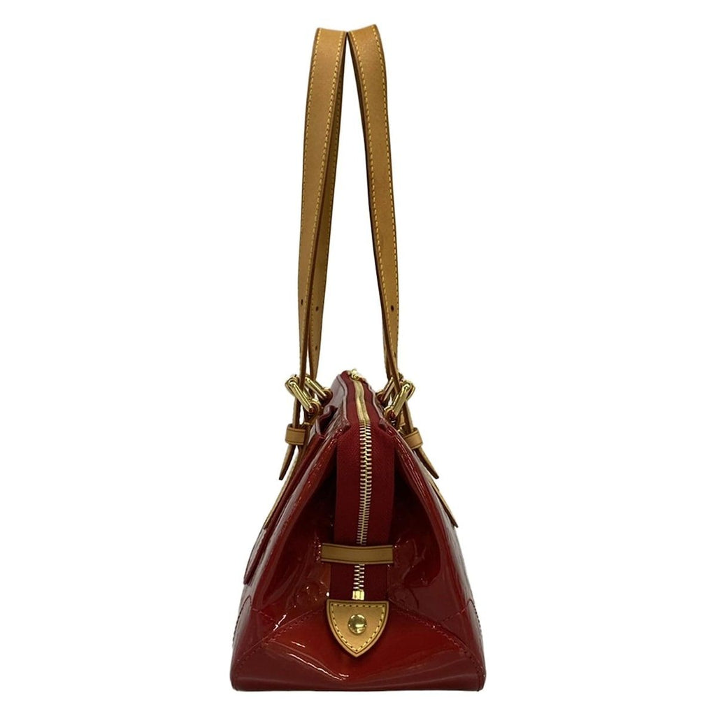 Louis Vuitton Shoulder Bag Monogram Vernis Rosewood Avenue Pomme D'amour Leather — view 4
