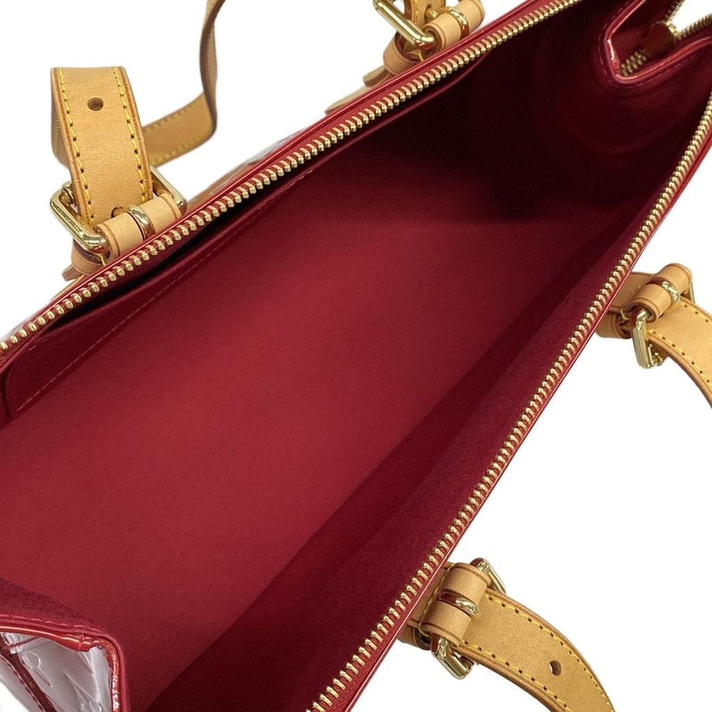 Louis Vuitton Shoulder Bag Monogram Vernis Rosewood Avenue Pomme D'amour Leather — view 7