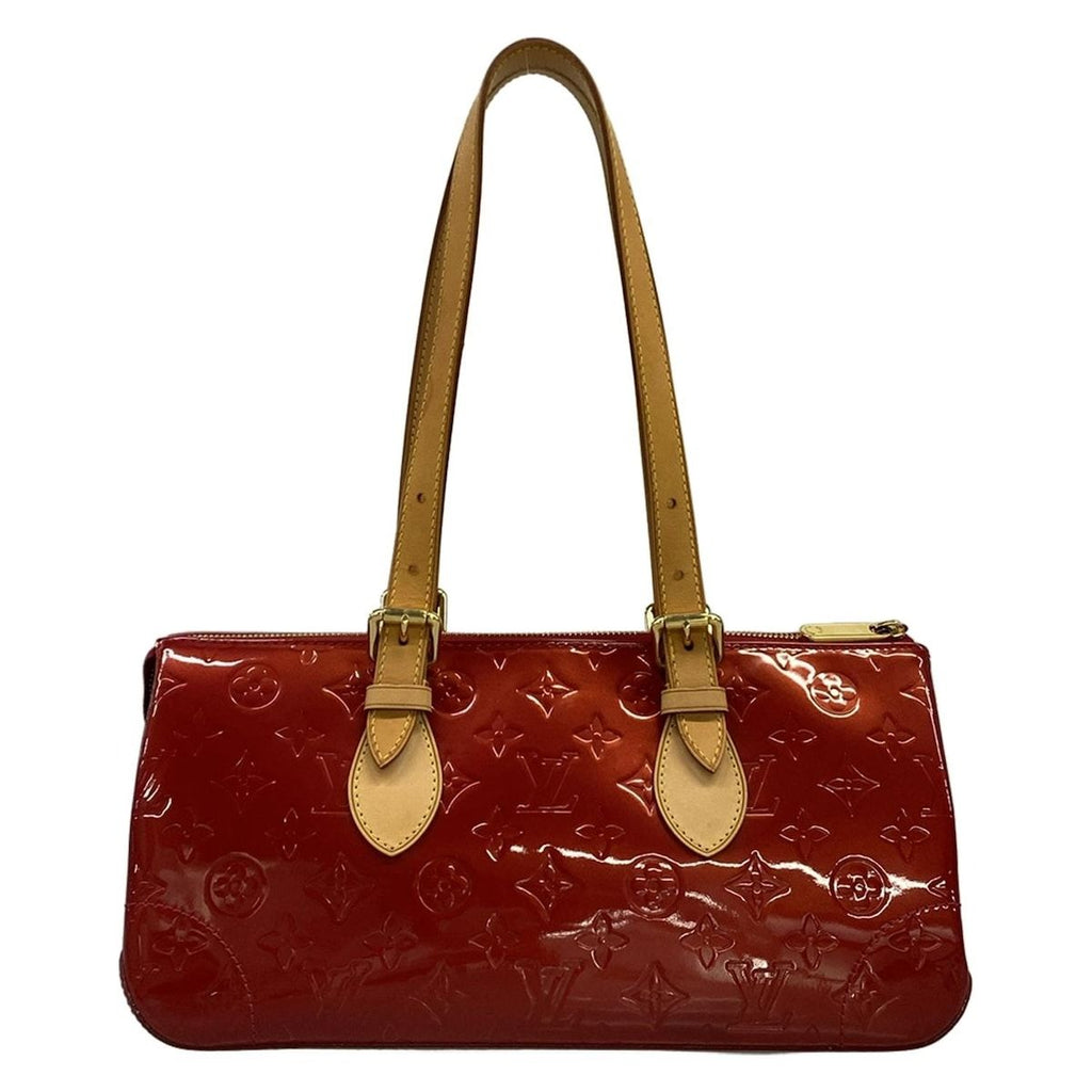 Louis Vuitton Shoulder Bag Monogram Vernis Rosewood Avenue Pomme D'amour Leather — view 3