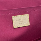 Louis Vuitton Shoulder Bag Monogram Vernis Rosewood Avenue Pomme D'amour Leather — view 8