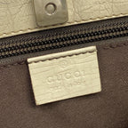 Gucci Tote GG Plus Supreme Gray Beige Ivory Leather — view 8
