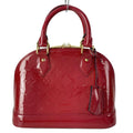 Louis Vuitton Handbag Monogram Vernis Alma BB Rose Indien Leather