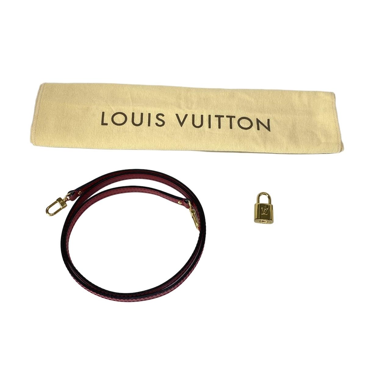 Louis Vuitton Handbag Monogram Vernis Alma BB Rose Indien Leather — view 8