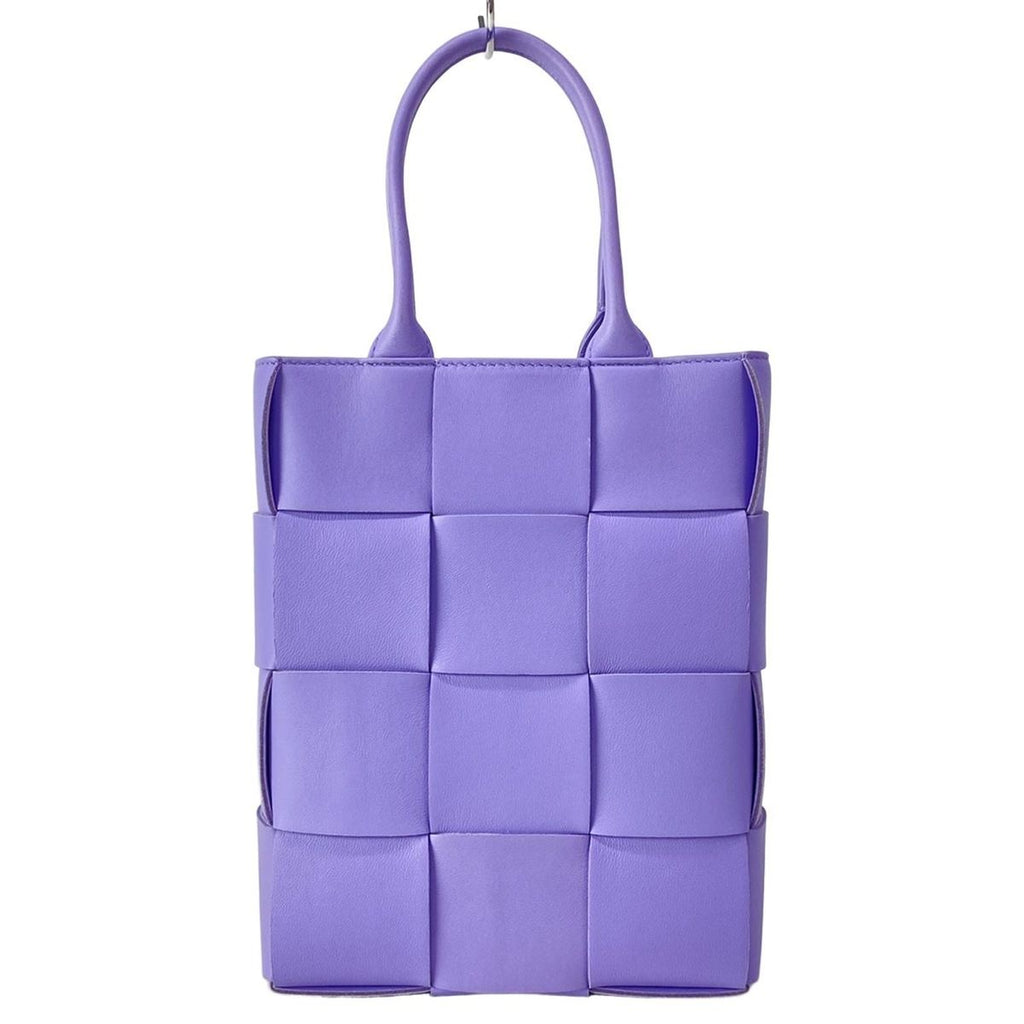 Bottega Veneta Tote Cassette Light Purple Leather — view 3