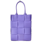 Bottega Veneta Tote Cassette Light Purple Leather — view 3