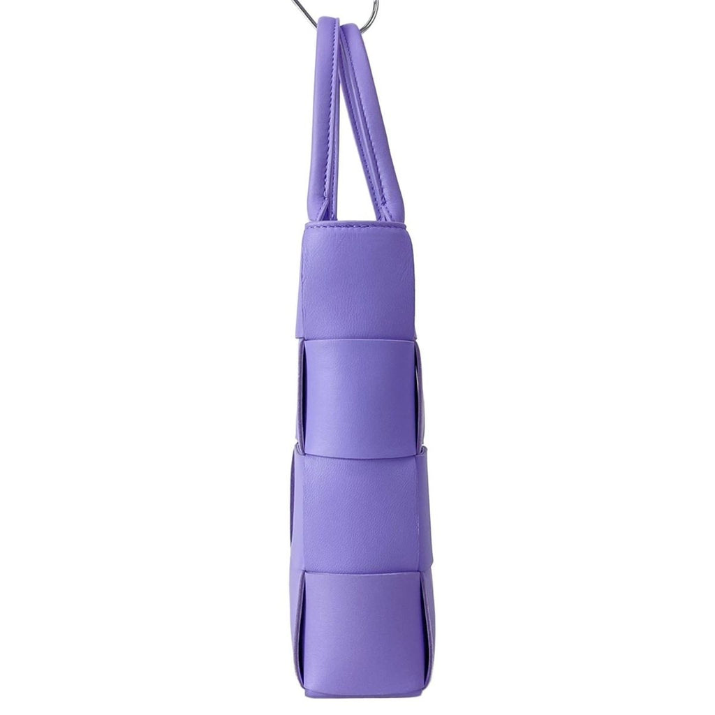 Bottega Veneta Tote Cassette Light Purple Leather — view 4