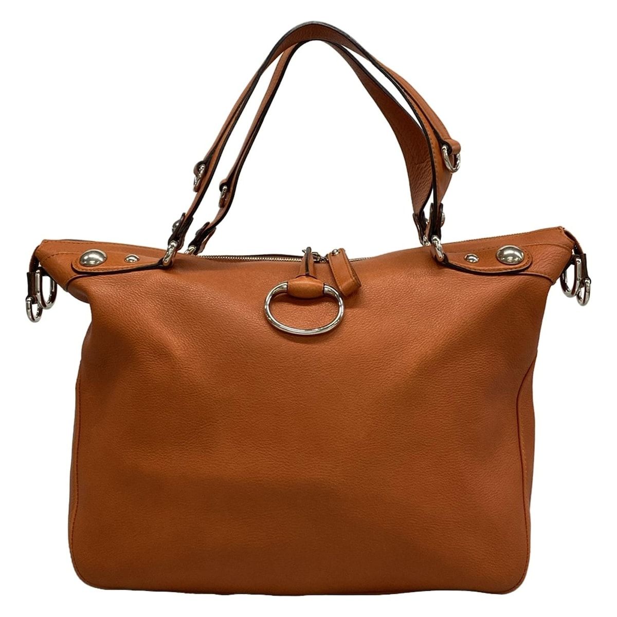 Gucci Handbag Orange Leather