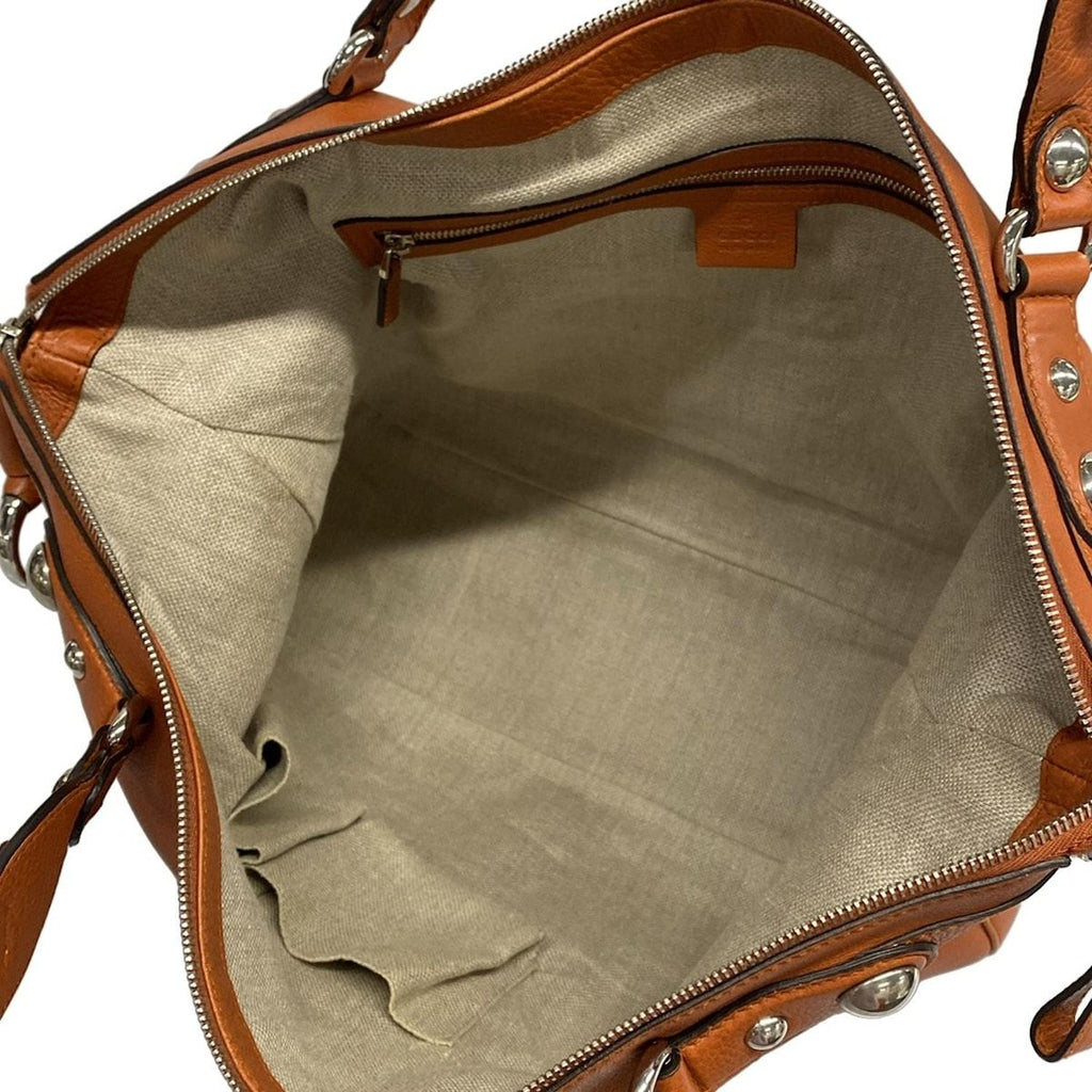 Gucci Handbag Orange Leather — view 7