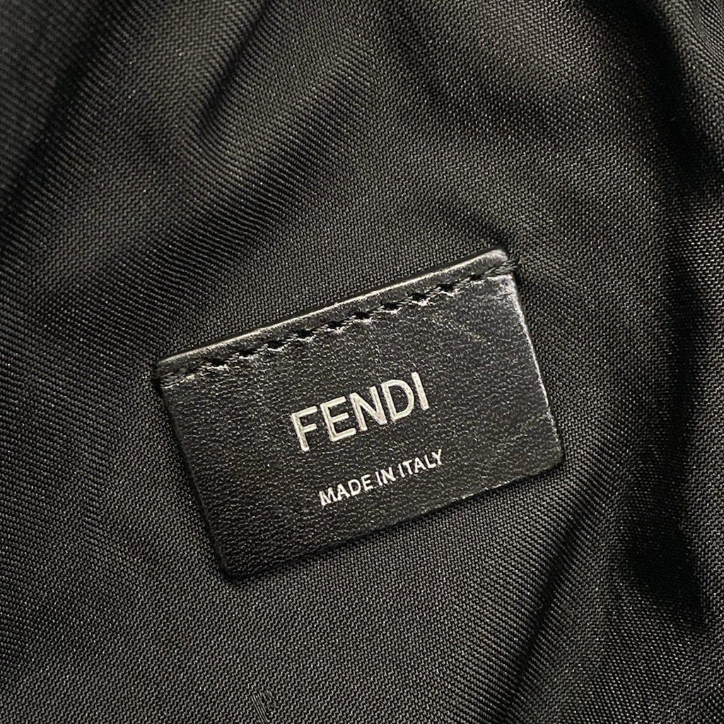 Fendi Backpack Vocabulary Rallye Blue Yellow Multi Leather — view 9