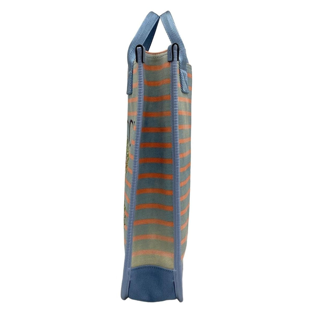 Gucci Tote Children's Blue Pink Multi Peter Rabbit Border — view 4