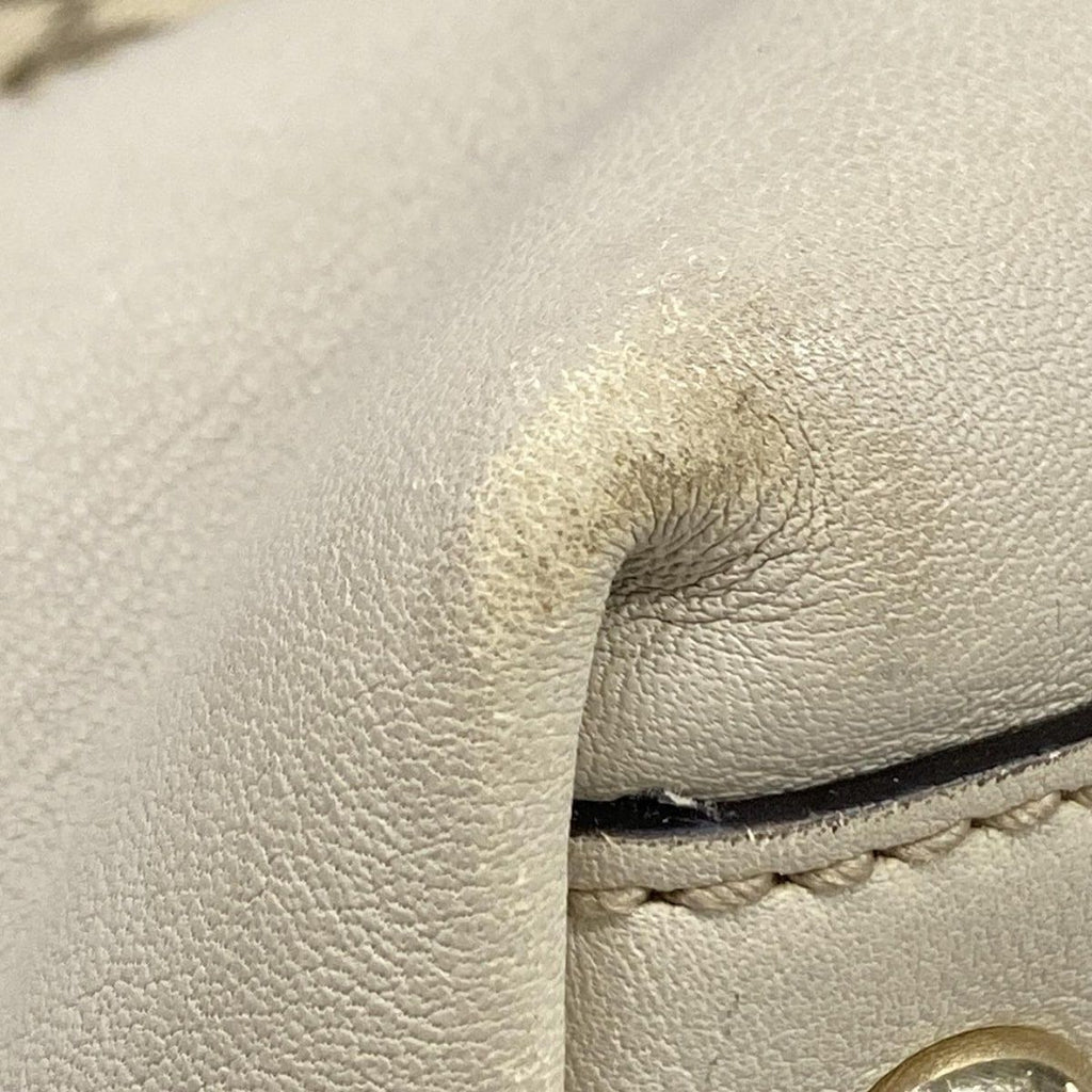 Gucci Tote GG Pattern Nu Britt Beige Da Brown Ivory Leather — view 6
