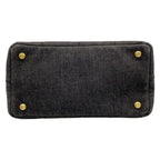 Prada Tote Canapa Dark Gray — view 5