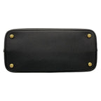 Prada Tote Double Small Black Leather — view 5