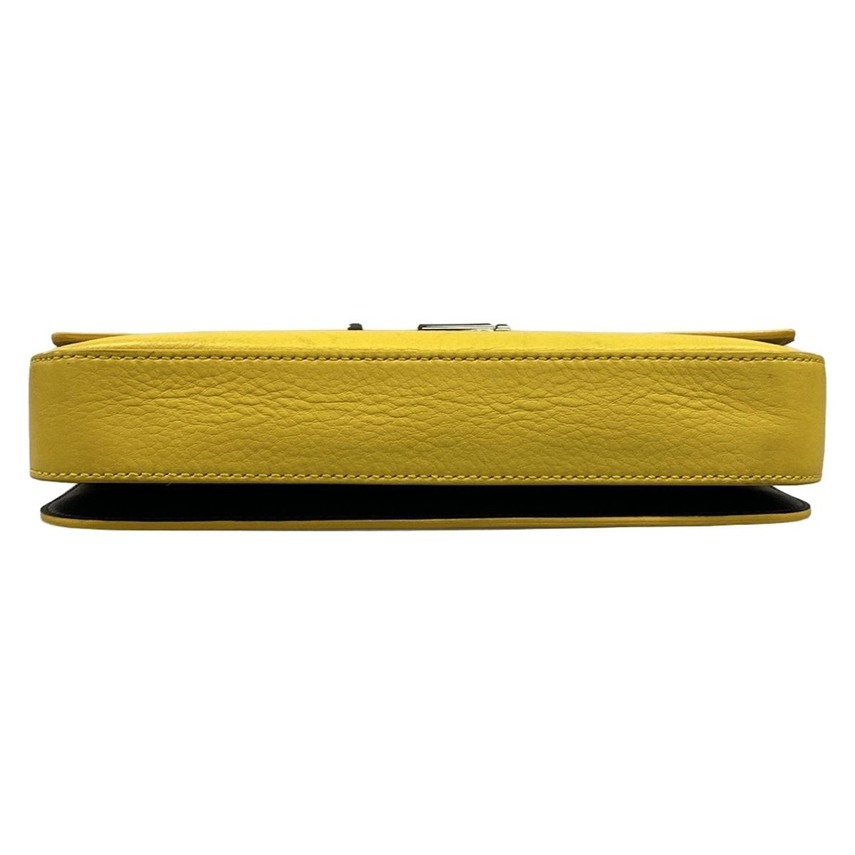 Fendi Shoulder Bag Tore Bucket Yellow Leather — view 5