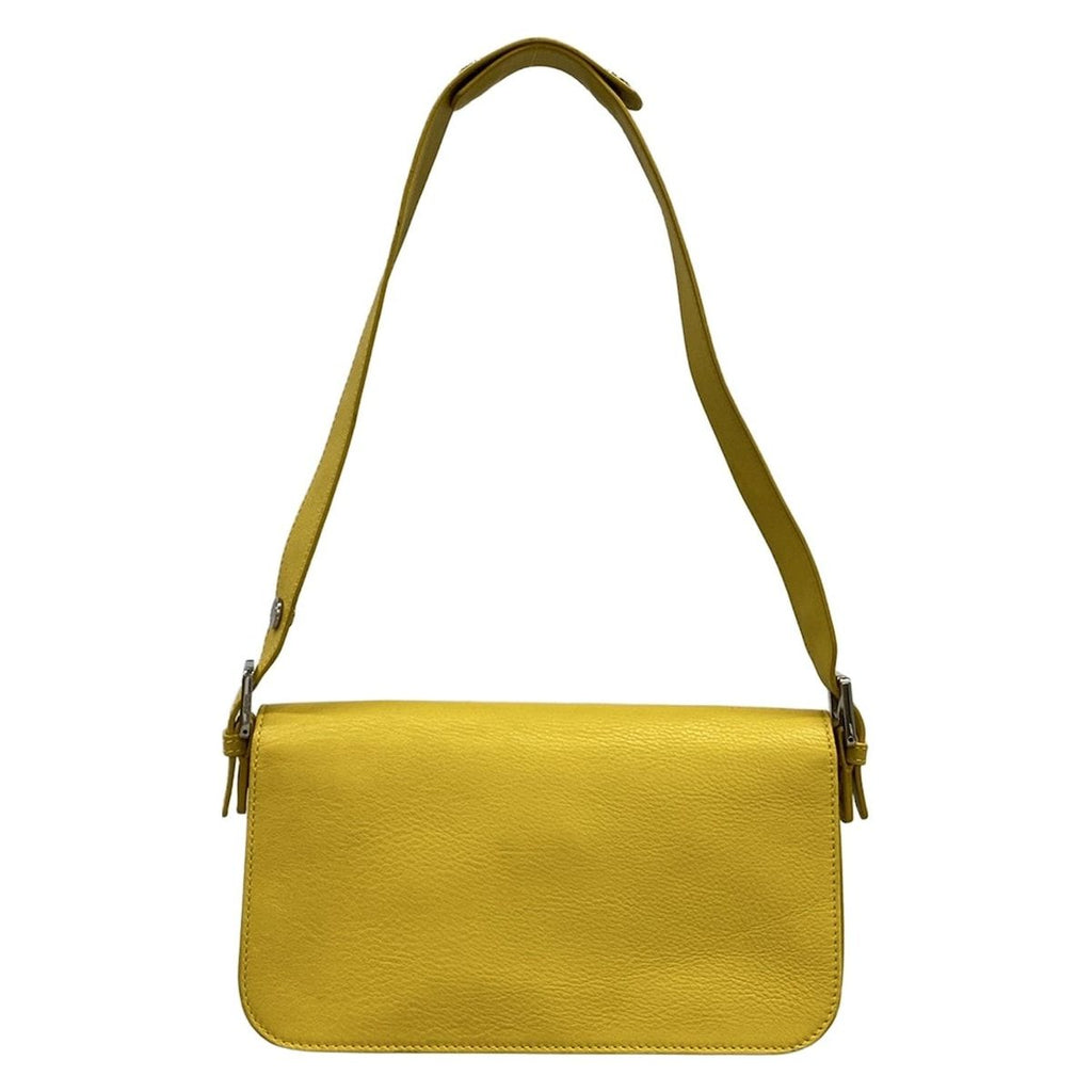 Fendi Shoulder Bag Tore Bucket Yellow Leather — view 3