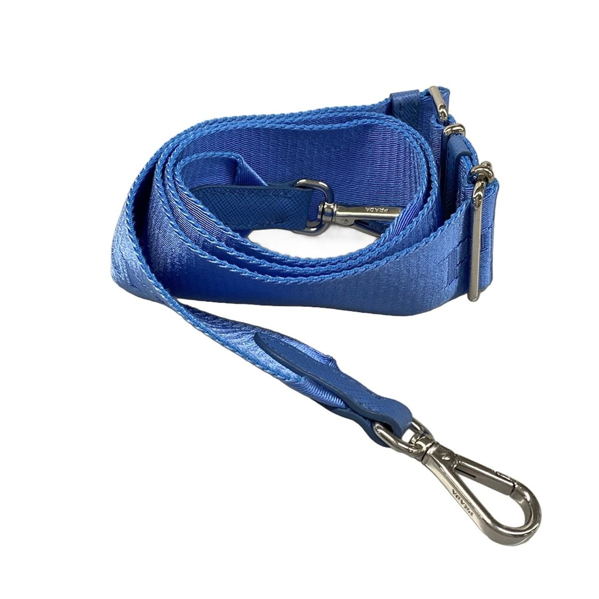 Prada Shoulder Bag Blue Chain Re Edition with Detachable Strap — view 8