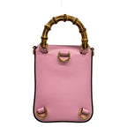 Gucci Bamboo Pink Mini Bag Leather — view 3