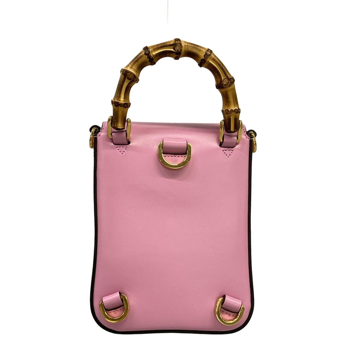 Gucci Bamboo Pink Mini Bag Leather — view 3