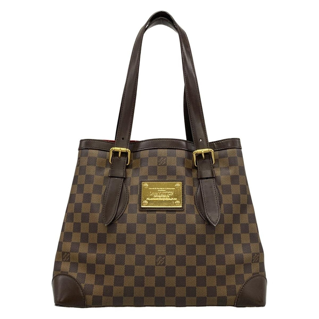 Louis Vuitton Shoulder Bag Damier Hampstead MM Ebene