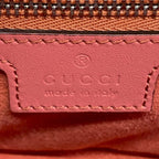Gucci Shoulder Bag Petite GG Marmont Red Leather — view 9