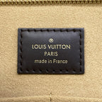 Louis Vuitton Tote Damier Jersey Cream Leather — view 9