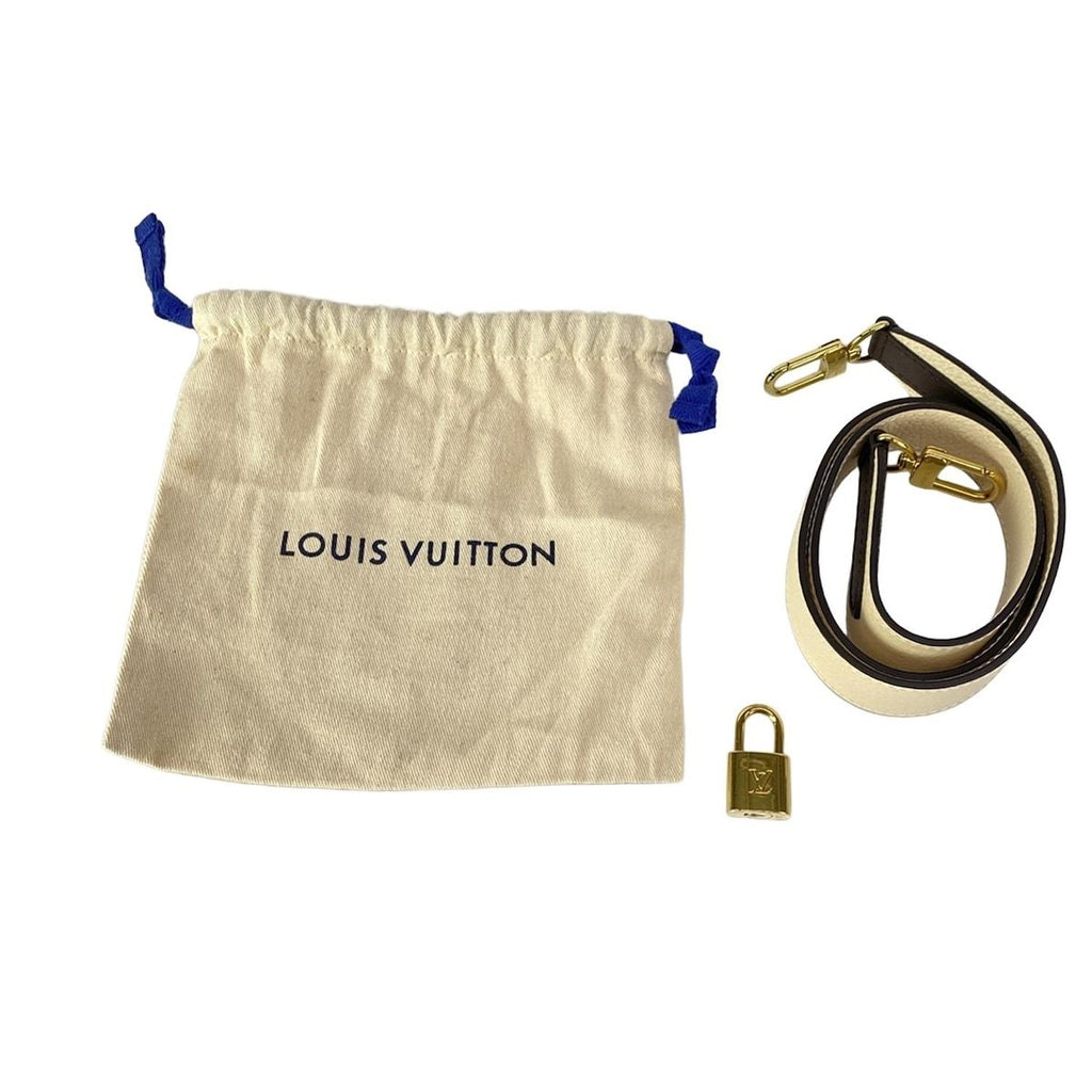 Louis Vuitton Tote Damier Jersey Cream Leather — view 8