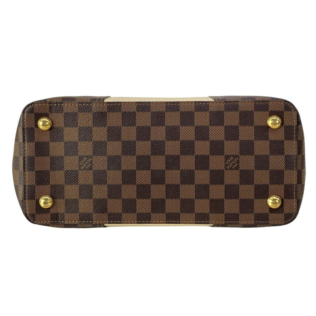 Louis Vuitton Tote Damier Jersey Cream Leather — view 5