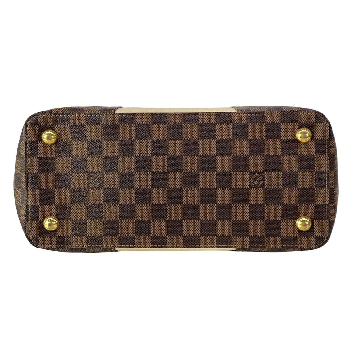 Louis Vuitton Tote Damier Jersey Cream Leather — view 5